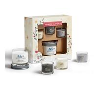 Yankee Candle Snow Globe Wonderland 3 Votives & 1 Tumbler Candle set regalo di Natale