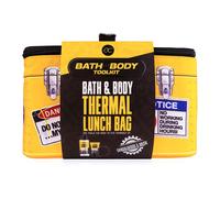 SET REGALO BATH BODY TOOLKIT UOMINI BORSA TERMICA GEL DOCCIA 200 ML 50 ML