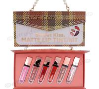 set regalo Borsetta 6 Tinta labbra 24h Matte Rossetto Lunga durata Face Complex