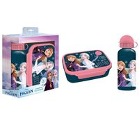 Set regalo con borraccia alluminio 500 ML e portapranzo Frozen