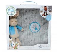 Set regalo con coperta e coniglietto Peter