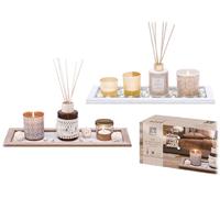 Set regalo con diffusore 100 ML e candele con base legno