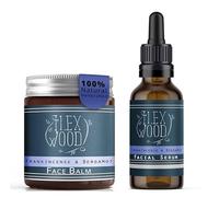 Set regalo con franchincenso e bergamotto │ Crema viso e siero, realizzati a mano, 100% naturali, vegani, idratanti, antietà, cruelty free, senza olio di palma, senza plastica