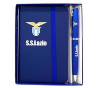 Set regalo con penna a sfera + quaderno in scatola regalo - SS Lazio