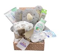 Set regalo con personalizzazione, coperta per neonato, koala, grigio/beige, set S