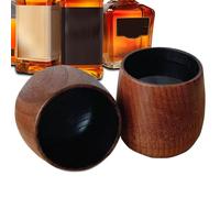 Set regalo con pietre da whisky e bicchieri, bicchiere bourbon fatto a mano, stile rustico, vintage, bicchiere bourbon, accessorio per compleanni, matrimoni, Natale, viaggi e case