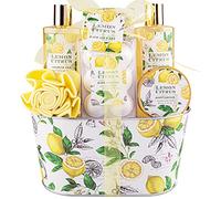 Set regalo da bagno, citrus spa regalo per donne, include gel shower, bolle, lozione per il corpo, 8 pezzi, ottima idea regalo per il compleanno