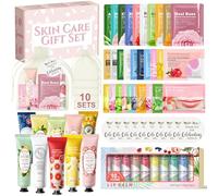 Set regalo da donna, 70 pezzi, include creme per le mani, maschera per il viso, toppe per borse per gli occhi, maschere per labbra, balsamo per labbra idratante, confezioni multiple, adatto per