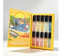 Set regalo di 10 pezzi di spray profumato per ambienti serie Brasile, 10 stili diversi, design multistrato, migliora la felicità, profumo naturale fresco e duraturo, rimuove gli odori in camera, camer