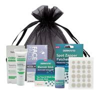Set regalo di 4 pezzi per trattamento delle macchie, cerotti per brufoli, stick per imperfezioni, toppe per talloni screpolati e strisce per naso al carbone, kit per acne, imperfezioni e cura della