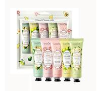 Set regalo di 5 confezioni di crema per le mani,crema idratante per la cura delle mani per mani secche e screpolate,mini crema per le mani adatta a tutte le pelli,regali per le donne con vitamina E(B)
