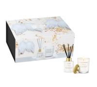 Set regalo di alta qualità con candela profumata e diffusore, regalo pronto per donne, set regalo per dipendenti, set regalo per donne Angel Wings, candela regalo di alta qualità, 23 x 17 x 10 cm
