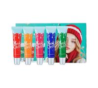 Set regalo di balsamo per labbra natalizio, idratante invernale per labbra secche e screpolate, stick nutriente per la cura delle labbra, maschera nutriente per la cura delle labbra natalizia, per