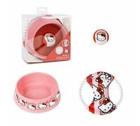 Set regalo di benvenuto per cani Hello Kitty Rosa 21,0 x 21,0 x 8,8 cm 3 Pezz