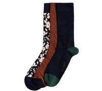 Set Regalo Di Calzini Ted Baker Da Uomo In Cotone Ricco, 3 Paia, Taglia Unica