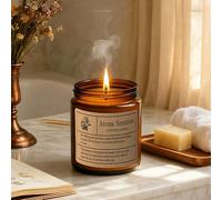 Set regalo di candele profumate, candele in cera di soia, aiutano a rilassarsi e dormire, fragranti e con una lunga durata di combustione - regalo ideale per la Festa di San Valentino per famiglia e a