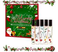 Set Regalo di Fragranze Natalizie Colorate - Profumo Ricco E Duraturo, Delicato E Non Grasso, Aumenta la Fiducia in Se Stessi(1pcs)