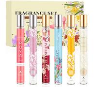 Set regalo di lusso da donna | Set di profumi da donna Eau de Toilette da 6 | Set regalo di mini profumi a lunga durata, profumi da donna, mini spray da viaggio, regali per donne, San Valentino, Natale