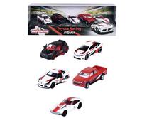 Set regalo di macchinine TOYOTA Racing 5 pz 1:64