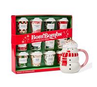 Set regalo di mini cioccolata calda BomBombs con confezione natalizia, i gusti dessert includono Rocky Road, Cookie Butter, Pumpkin Pie e altro, set da 12