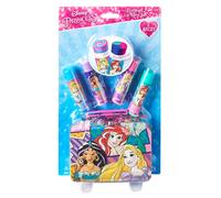 Set regalo di Natale con balsamo per labbra per bambini Disney Princess, 5 pezzi