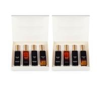 Set regalo di profumi di lusso a lunga durata, confezione da 2 (4 x 20 ml), profumo da uomo, fragranza legnosa, Oud Premium, KLUB, OUD, CEO, G.O.A.T, regali da uomo
