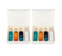 Set regalo di profumo unisex di lunga durata, 4 x 20 ml (confezione da 2), profumo per uomini e donne, fragranza legnosa, acquatica e dolce, SKAI, fresco, biancoso, miele OUD