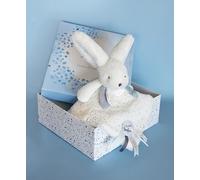 Set regalo Doudou blu - coniglietto con copertina