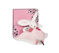 Set regalo Doudou rosa - coniglietto con copertina quadrata