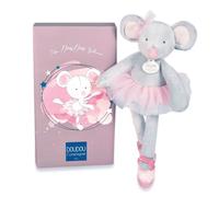 Doudou Set regalo - Giocattolo peluche topo grigio ballerina 30 cm