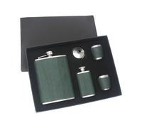 Set regalo fiaschetta bottiglia di vino in acciaio inossidabile a tenuta stagna