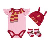 Set Regalo Harry Potter Per Bambine: Body, Cappello Annodato E Calzini