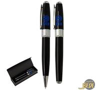 SET REGALO INTER PENNA E ROLLER IN OTTONE LACCATO INTER IN1359