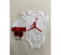Set Regalo Jordan Jumpman Body + Cappello + Pantofole Bambino 6-12 Mese