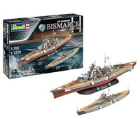 Revell 05637 - 1/700-1/1200 Geschenkset The Legendary Bismarck - Nuovo