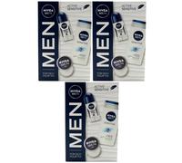 Set Regalo Nivea Men ACTIVE SENSITIVE 3 X Deo Roll On + Gel Doccia + Crema Nivea