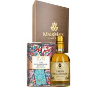 Set Regalo Olio EVO Mosaico Latta + Condimento Bianco L'Oro del Borgo Riserva NV