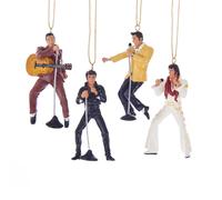 Set Regalo Ornamento Elvis Presley, Set Da 4 Pezzi