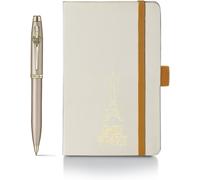 Set Regalo Penna A Sfera Sheaffer 100 Emily In Paris + Quaderno A6 Oro Champagne