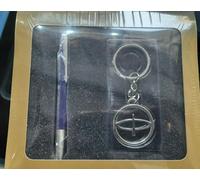 set regalo penna parker London Jotter in blu e acciaio clip oro