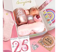 Set regalo per il 25° compleanno per lei, 25 anni, cesto regalo di buon compleanno, cestino regalo per ragazze, migliori amici, sorelle, figlia, femmina, signore nate nel 2003