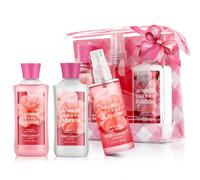 Set regalo per il bagno e il corpo per donne e ragazze, set di spa giapponese fiore di ciliegio con estratti naturali, gel doccia, lozione per il corpo, foschia per il corpo, set da viaggio per la