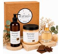 Set regalo per la cura del corpo, olio da massaggio, peeling allo zucchero e olio per unghie, 3 pezzi