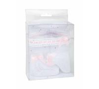 Set Regalo per Neonati Arias Bianco Rosa 2 Pezzi