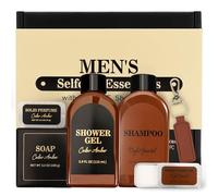 Set regalo per uomini, bagno e corpo, cesti regalo per uomini, body & Earth, set da bagno per uomini con profumo di cedro e sandalo, regalo per la festa del papà