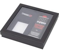 Set Regalo per Zippo Accendini Con Klarsichtdeckel Contenuto 1x Benzina 6x Selce