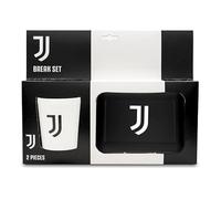 Set Regalo Portamerenda + Tazza in confezione regalo Tifoso Senza BPA per Ragazzi Prodotto Ufficiale Bianconero per tempo libero e scuola (Juventus)