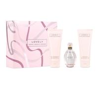 Set regalo profumo Lovely di Sarah Jessica Parker (include Eau de Parfum da donna 100 ml, bagnoschiuma 200 ml, lozione corpo 200 ml). Set regalo profumo per donna - Fragranza originale SJP