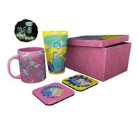 Set Regalo Rick & Morty Tazza 285 ml Bicchiere 500 ml 2 Sottobicchieri