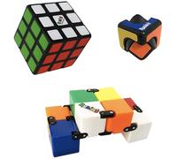 Set Regalo Rubiks 3 Pezzi | Cubo Squishy | Cubo Infinito | Cubo Rotante